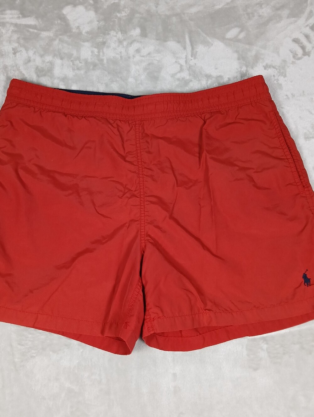 Vintage Polo Ralph Lauren Swim Trunks L Men's Bathing Suit Red